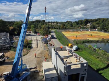 Chantier de l'UVE de Pontmain